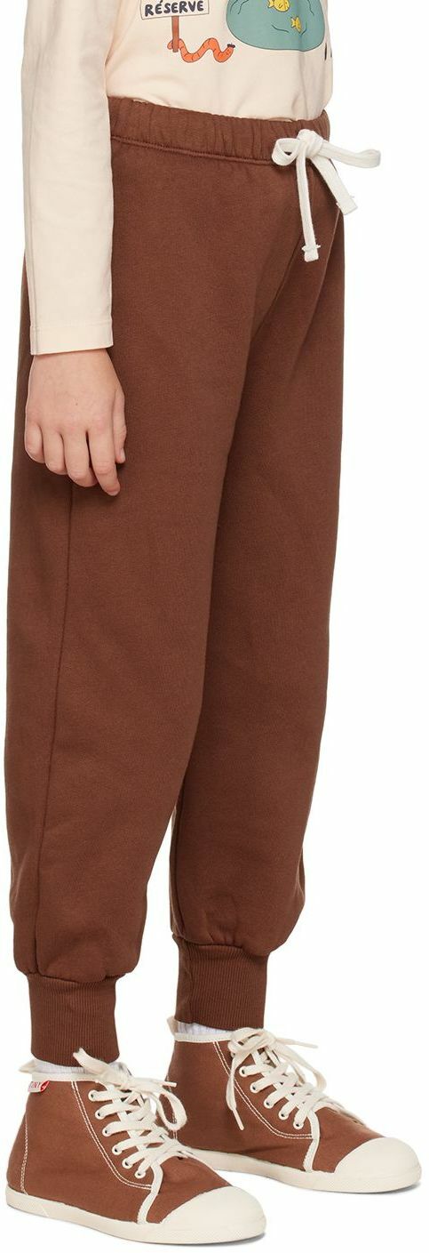 TINYCOTTONS Kids Brown 'Tiny' Lounge Pants
