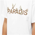 3.Paradis Men's Black Paradis T-Shirt in White