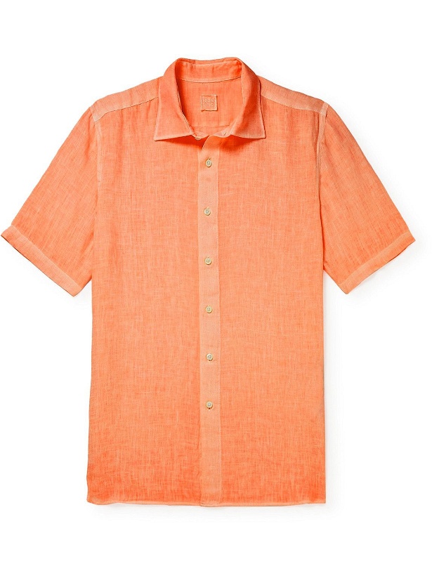 Photo: 120% - Linen-Gauze Shirt - Orange