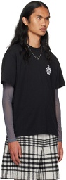 JW Anderson Black Anchor T-Shirt