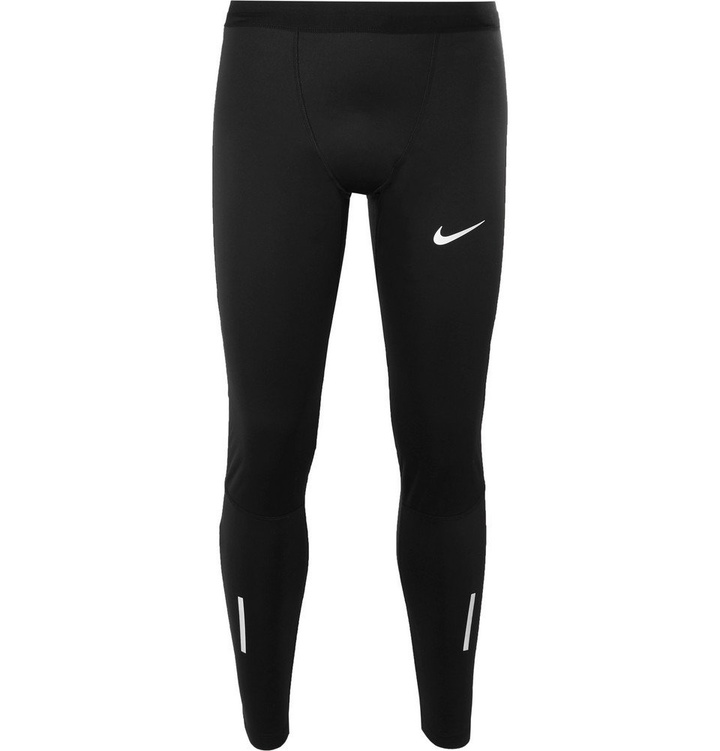 Photo: Nike Running - Tech Dri-FIT Tights - Gray