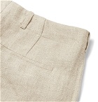 Our Legacy - Striped Herringbone Linen Trousers - Neutral