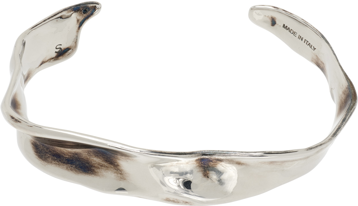 Dries Van Noten Gold & Brown Stone Chain Bracelet Dries Van Noten