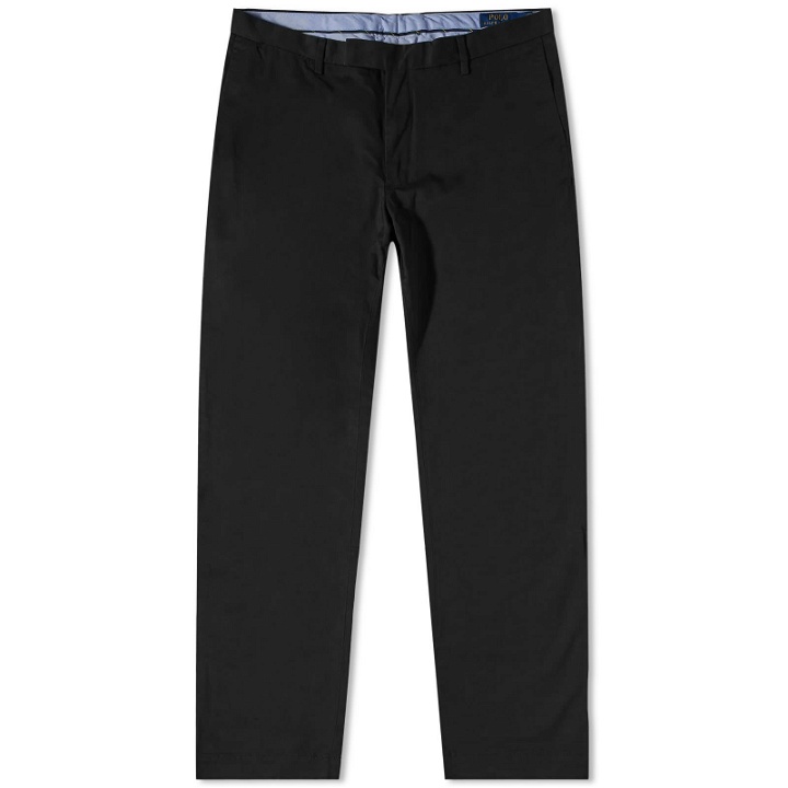Photo: Polo Ralph Lauren Men's Flat Front Twill Pant in Polo Black