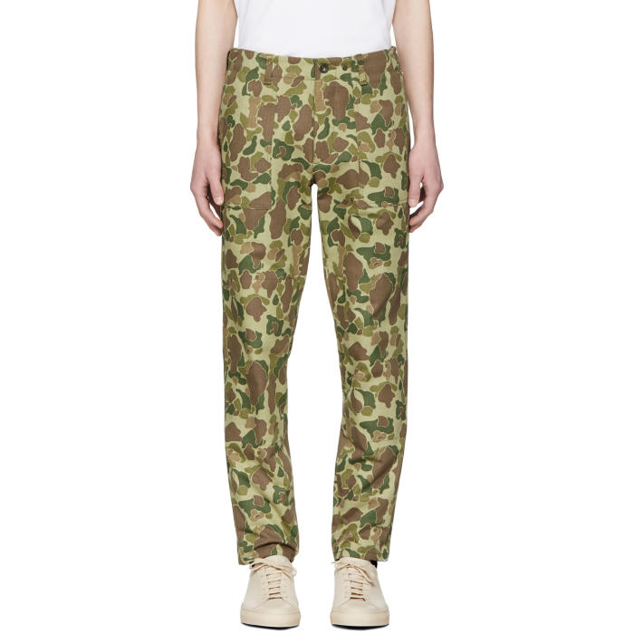 Photo: Rag and Bone Green Camo Field Trousers 