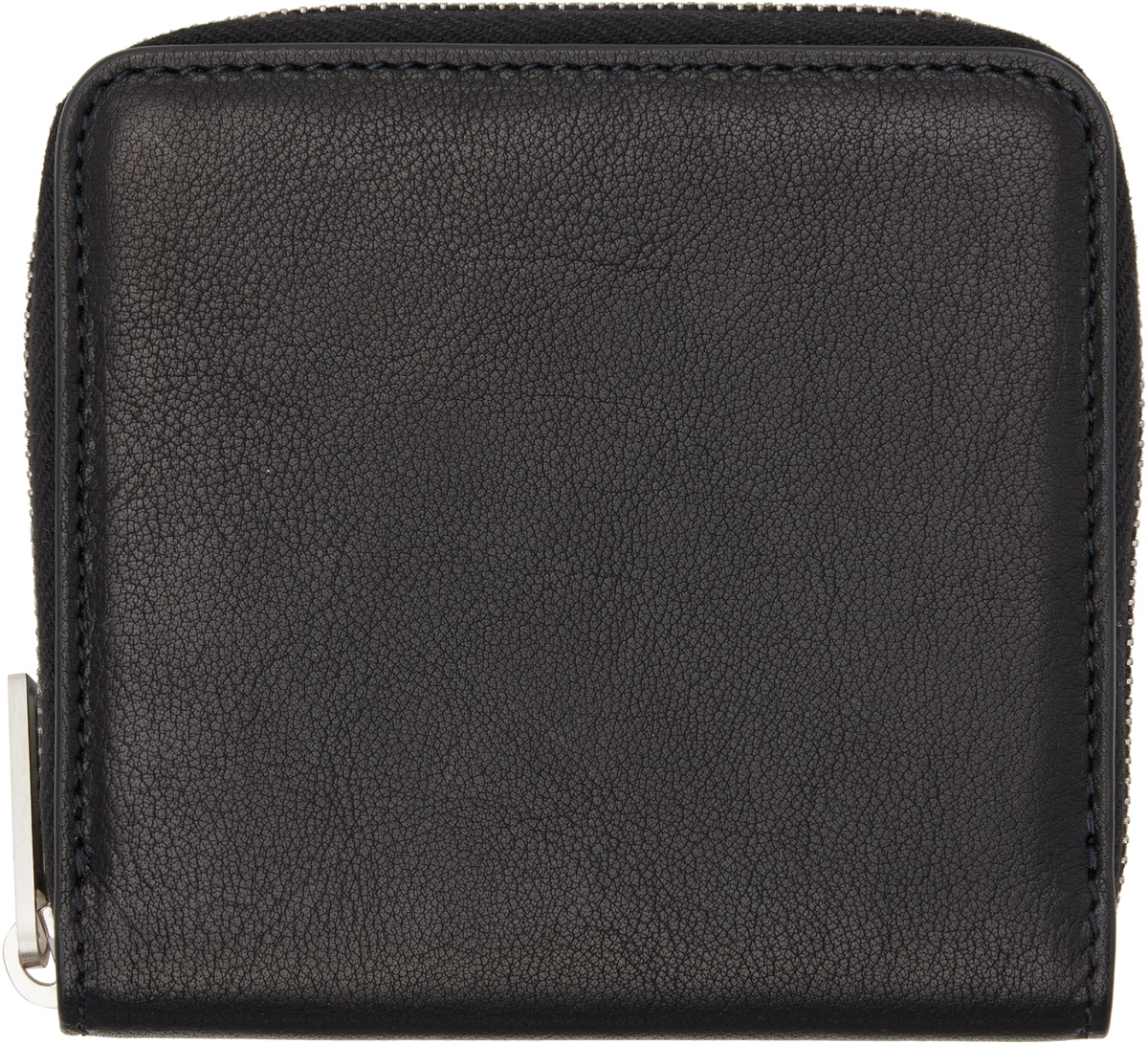 Rick Owens Black Concordians Zipped Wallet Rick Owens