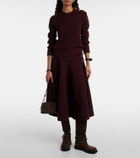 Bottega Veneta Knot knitted midi skirt