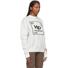 Heron Preston Off-White Knit HP Periodic Logo Sweatshirt