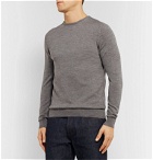 Sunspel - Slim-Fit Merino Wool Sweater - Gray