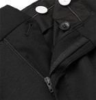 Maximilian Mogg - Black Grosgrain-Trimmed Wool Tuxedo Trousers - Black