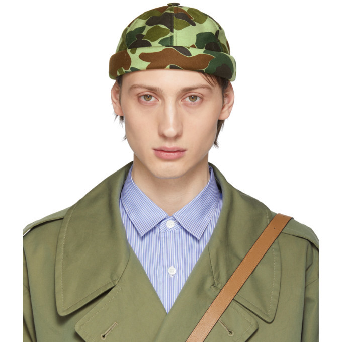 Junya Watanabe Khaki Beton Cire Edition Cap Junya Watanabe