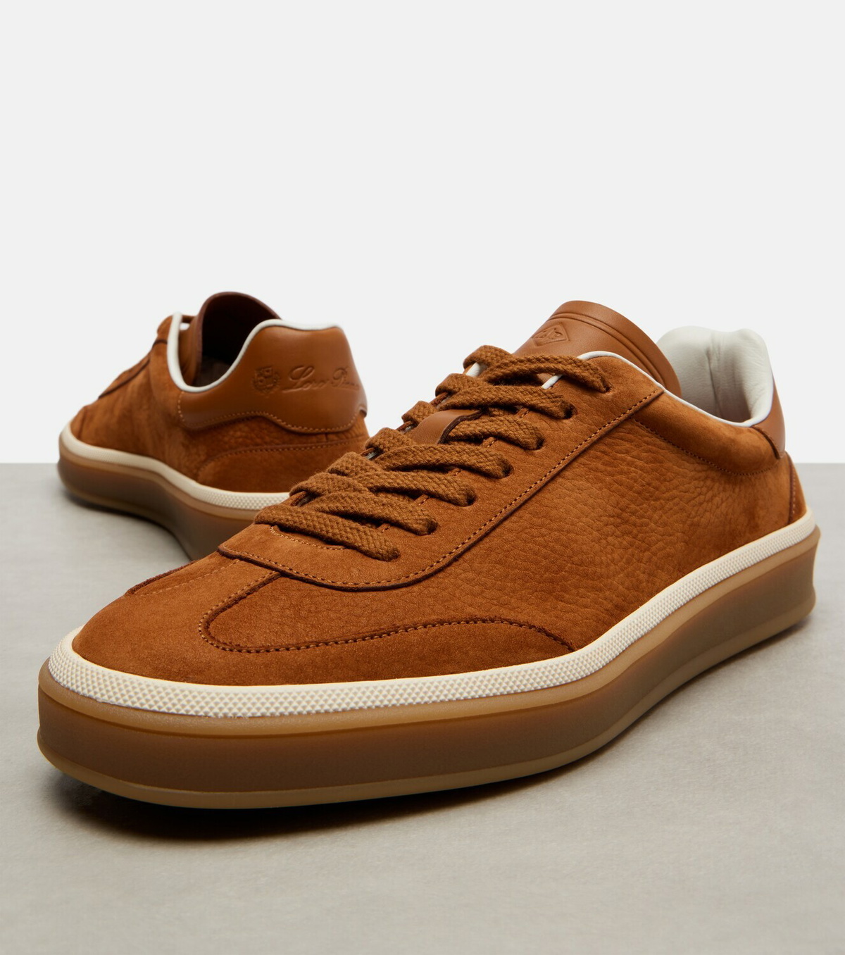 Loro Piana Tennis Walk leather sneakers