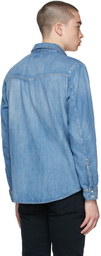 Nudie Jeans Blue Denim George Shirt