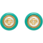 Casablanca Pearl Stud Earrings