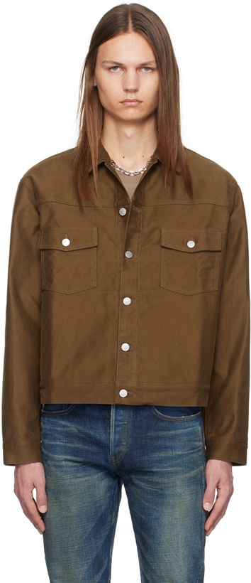 Photo: John Elliott Tan Ryder Oversized Moleskin Jacket