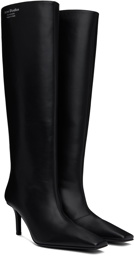 Acne Studios Black Leather Tall Boots