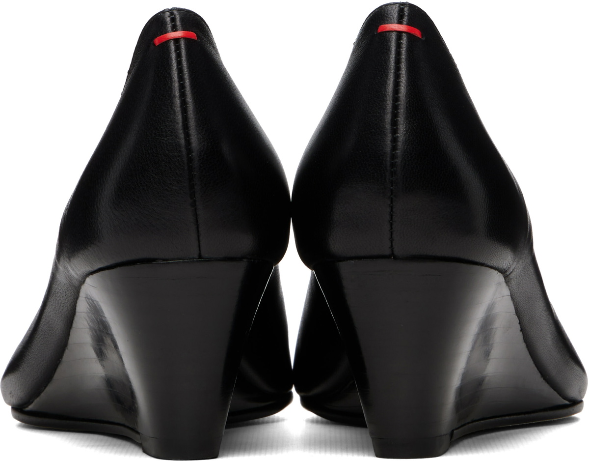 Aeyde Black Calea Cap Heels