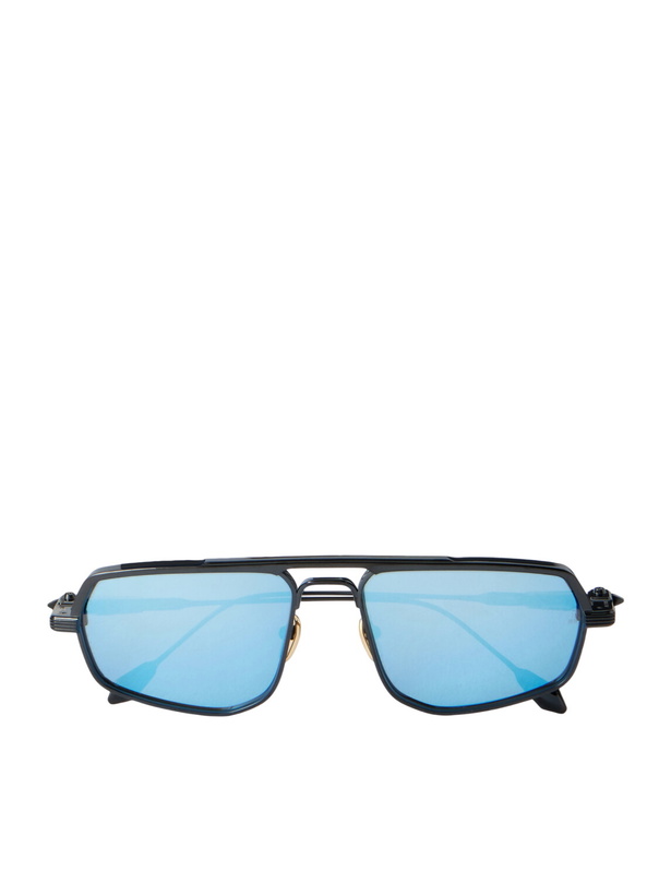 Photo: Jacques Marie Mage - Kalispell Aviator-Style Titanium Sunglasses