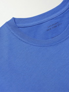 Saturdays NYC - Nimbus Logo-Print Cotton-Jersey T-Shirt - Blue