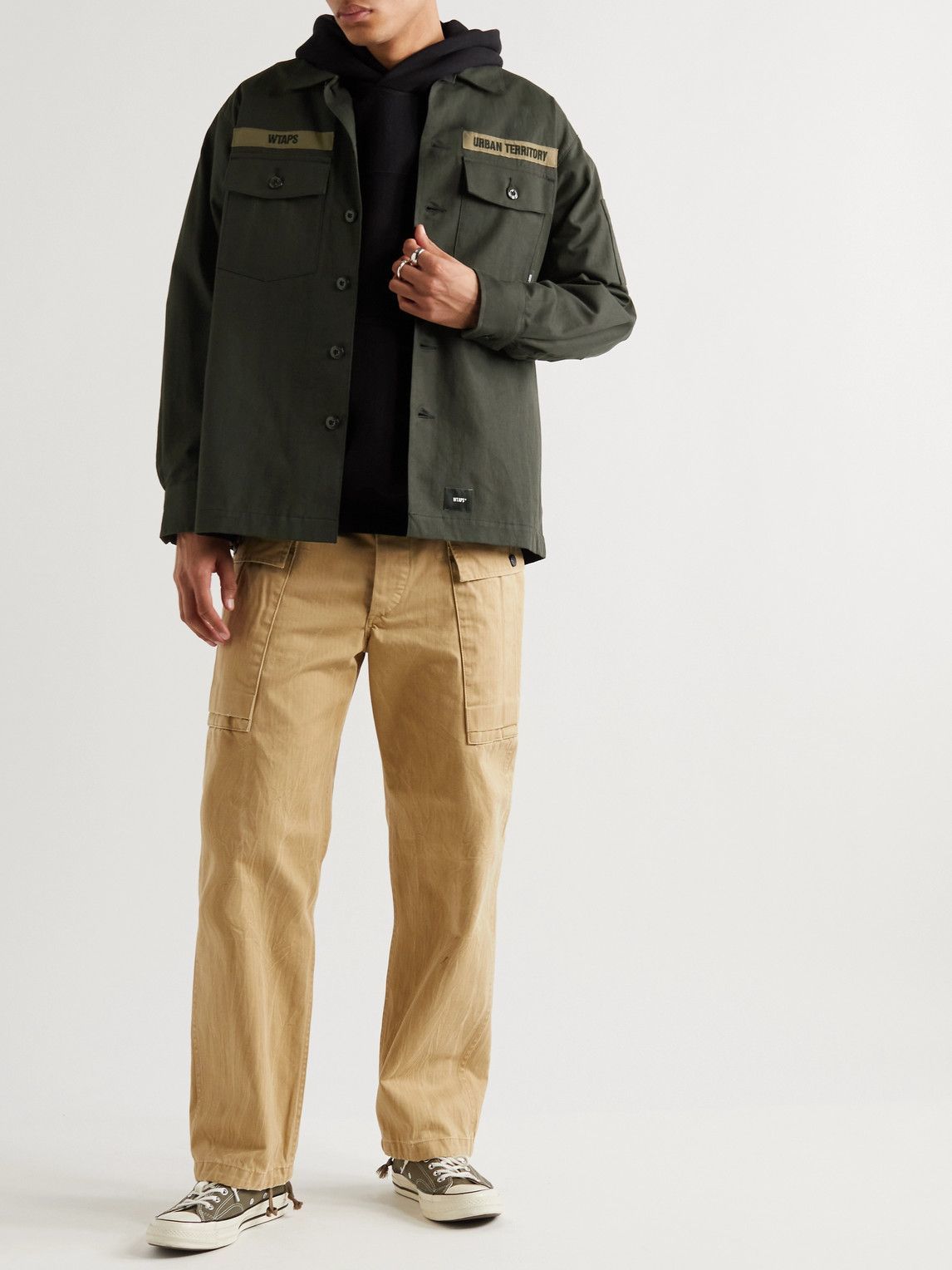 06-104 WTAPS BUDS LS COTTON TWILL