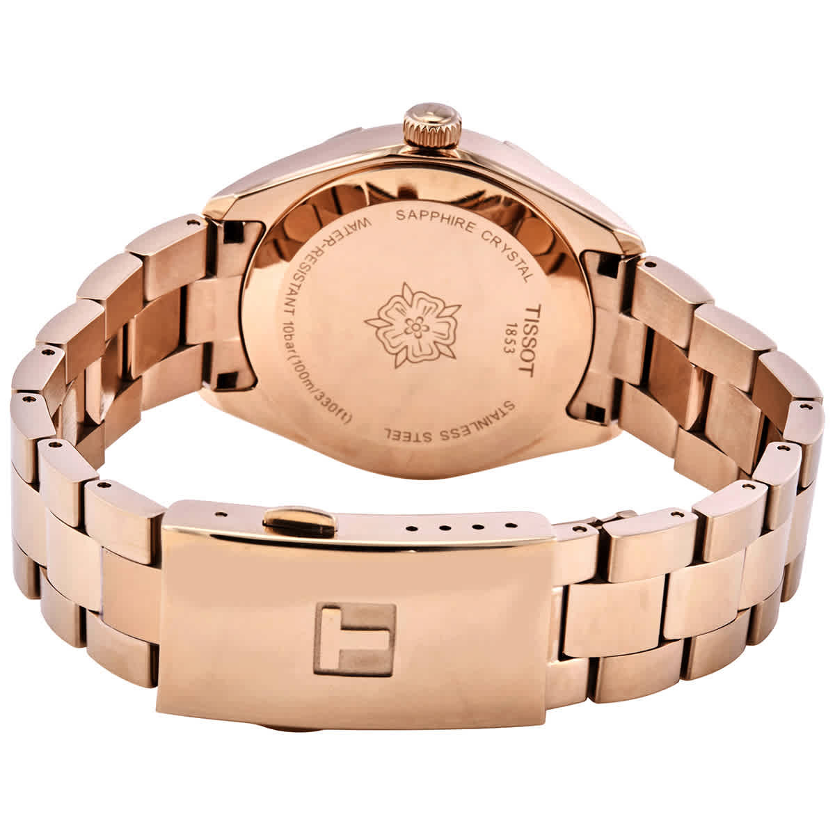 Tissot T-Classic PR100 Quartz Diamond Mother of Pearl Dial Ladies Watch T101.910.33.116.00