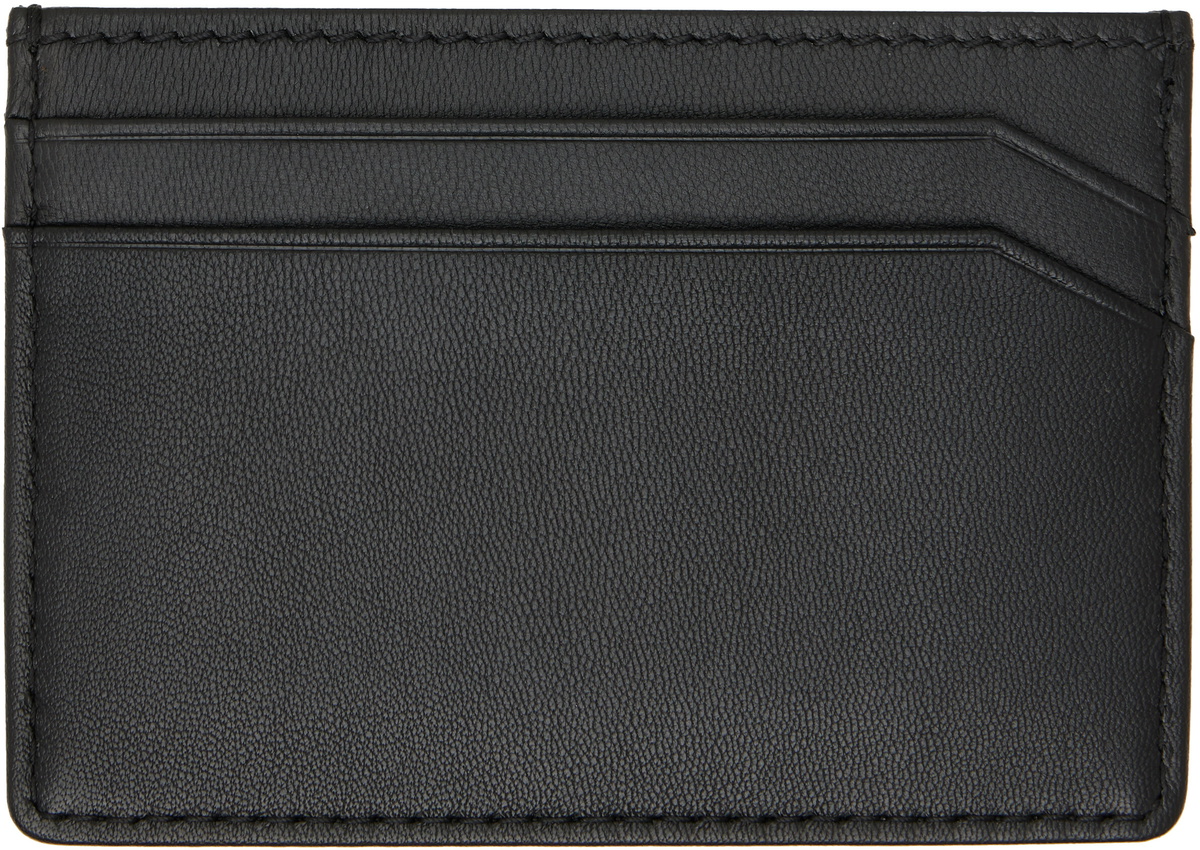 Hugo Black Leather Card Holder