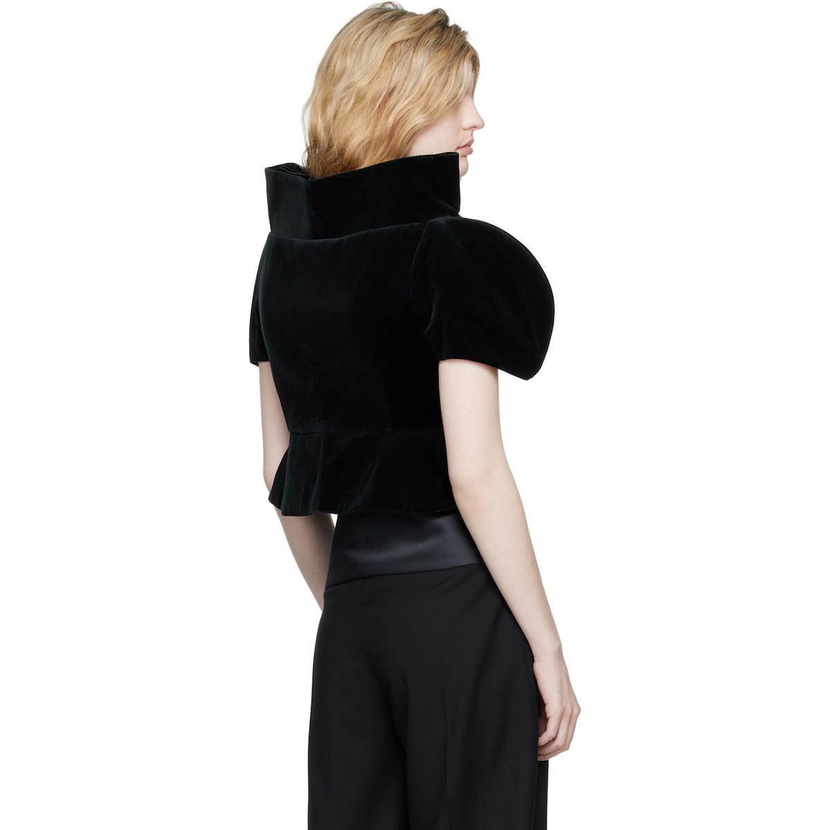 FIDAN NOVRUZOVA Black Sana Velvet Jacket