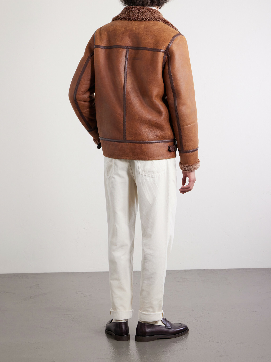 Brunello Cucinelli - Shearling Jacket - Brown