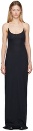 Y/Project Black Invisible Strap Maxi Dress