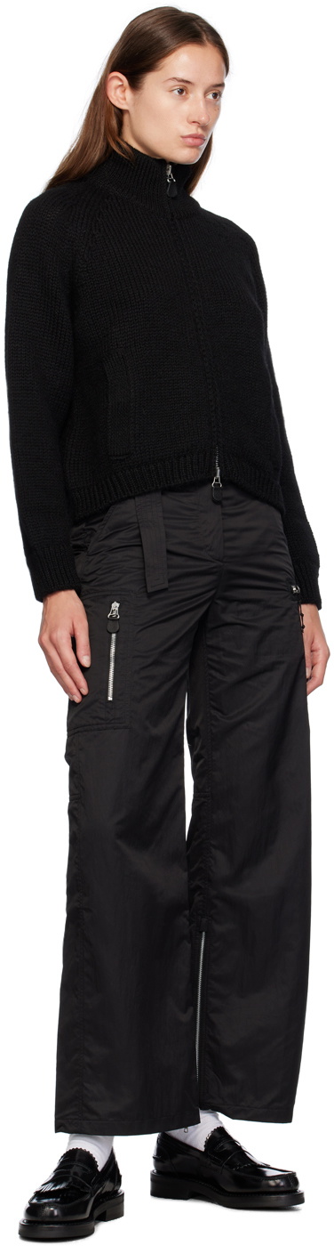 OUR LEGACY Black Ultra Zip Funnel Sweater Our Legacy