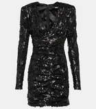 Rotate Birger Christensen Sequined wrap dress