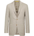 Canali - Beige Kei Slim-Fit Linen and Wool-Blend Suit Jacket - Neutrals