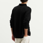 Acne Studios Men's Kluxey Light Richard Yak Polo Jumper in Black