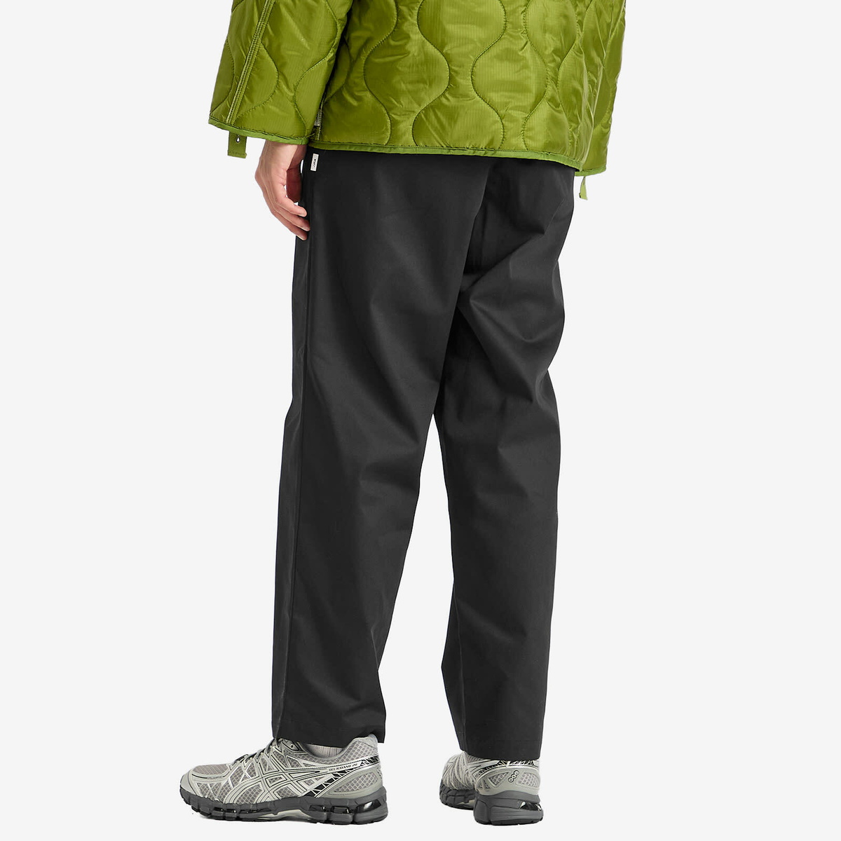 WTAPS Men's Wide Leg Work Trousers in Black WTAPS