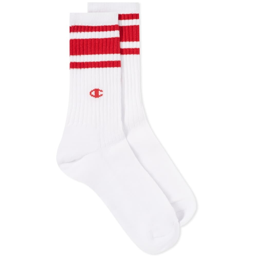 Photo: Champion Reverse Weave Ankle Sock White