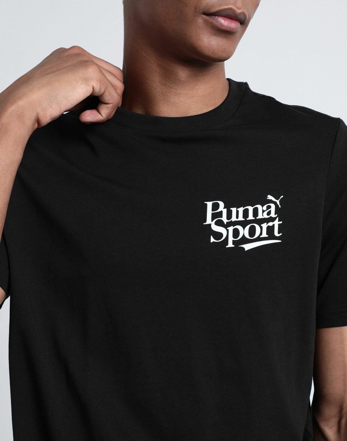 Puma Graphics Puma Legacy Tee Mens T-shirt in Black