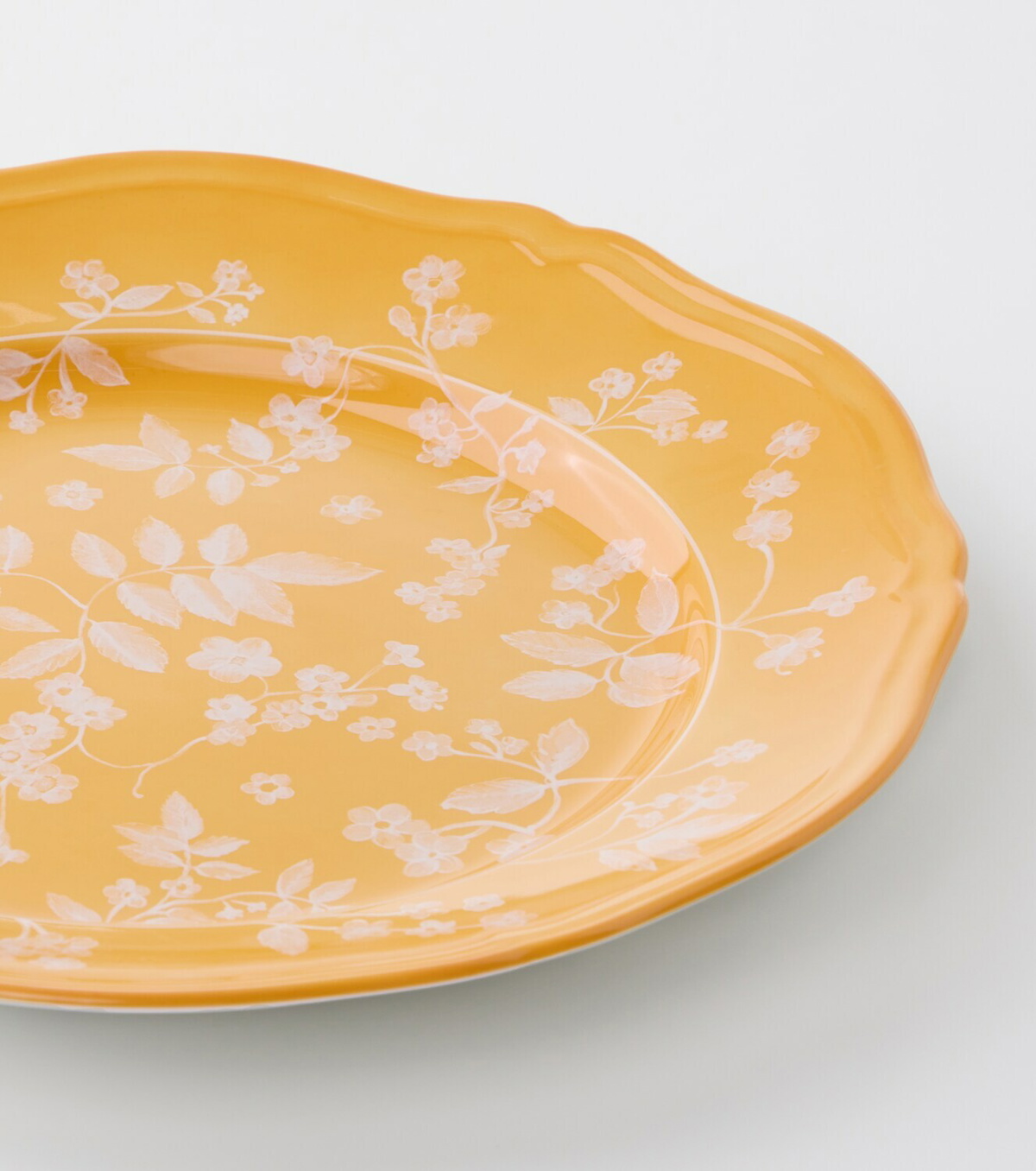 Cabana x Ginori 1735 floral porcelain dinner plate