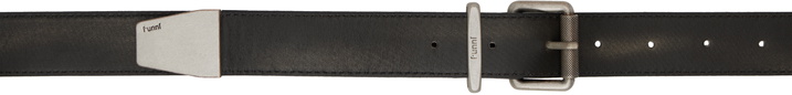 Photo: Juun.J Black Damage Leather Belt