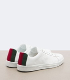 Gucci Ace Web Stripe leather sneakers