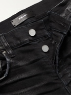 AMIRI - Skinny-Fit Appliquéd Panelled Distressed Jeans - Black