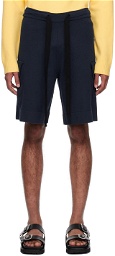 Jil Sander Navy Drawstring Shorts