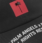 Palm Angels - Logo-Print Cotton-Twill Baseball Cap - Black