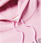 Noon Goons - Logo-Embellished Fleece-Back Cotton-Jersey Hoodie - Pink