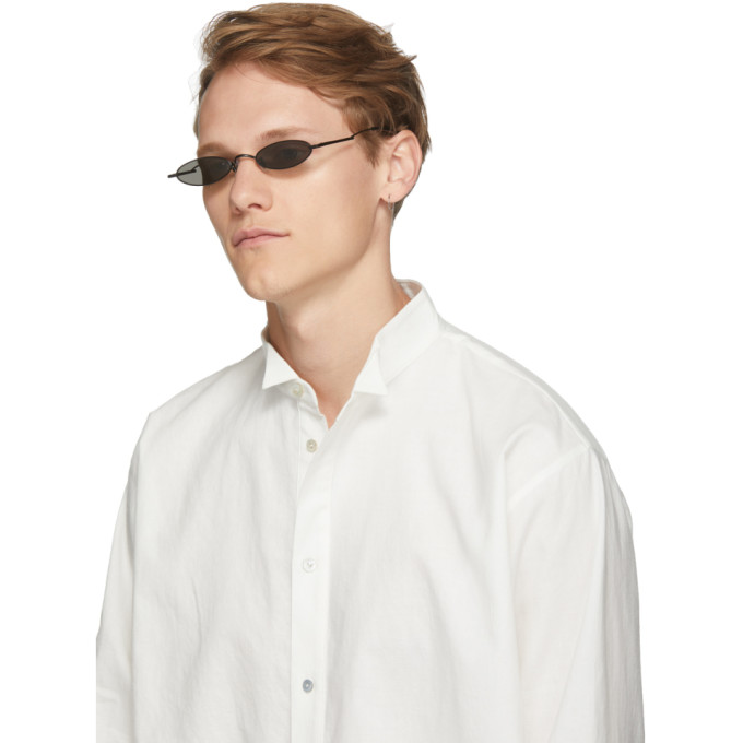 Gentle Monster SSENSE Exclusive Black Vector Sunglasses 