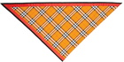 Burberry Blue & Orange Contrast Vintage Check Bandana