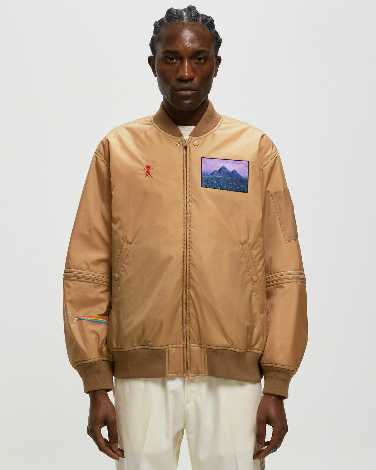 Undercover Pink Floyd The Dark Side Of The Moon Bomber Brown