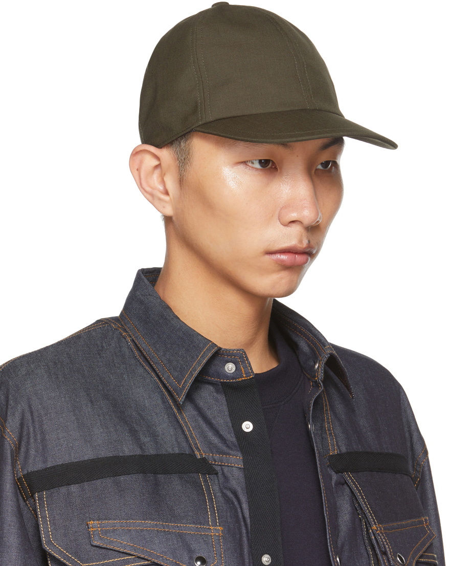 sacai Khaki S Logo Cap