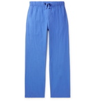 TEKLA - Organic Cotton-Poplin Pyjama Trousers - Blue