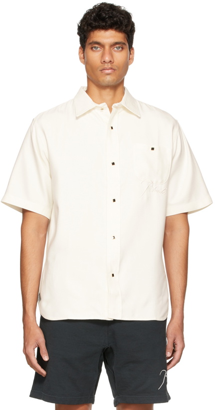 Photo: Rhude Off-White Pit Button Shirt