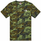 The North Face Men's Simple Dome T-Shirt in Thyme Brushwood Camo